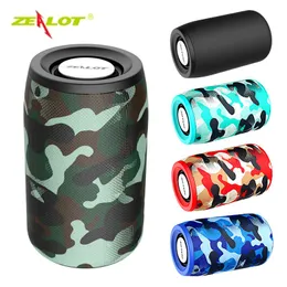 Zelot potężny głośnik Bluetooth Bass Wireless Portable Subwoofer Waterproof z Support Radio FM TF, TWS, dysk flash USB S32