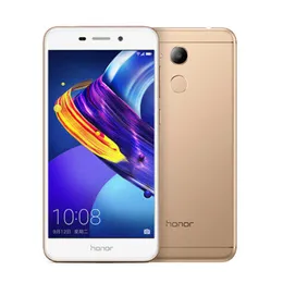 オリジナルHuawei Honor V9 Play 4G LTE携帯電話4GB RAM 32GB ROM MT6750 OctaコアAndoid 5.2インチ13MP指紋IDスマート携帯電話