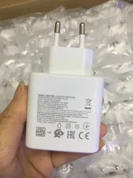 EU Pulg Wall Super szybka ładowarka USB C do Samsung PD 45W Chargers Galaxy S20 / S20 21 Ultra / Note10 / Note 10 Plus Ta845