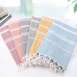 Original Turkish Beach Towel Cotton Prewashed Bath Towels for SPA Beach Pool Gym and Bathroom TX0099