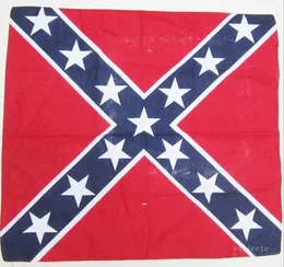 Festa Favor 55 * 55cm Confederate Bandeira rebelde bandeiras bandeiras Imprimir Bandana para headbands adulto dois lados impressos ZC369