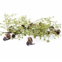 20pcs naturalne suszone kwiaty sosna stożka stożka hurtowa sztuczna kwiat na dom domowy DIY Garland Wreath Wedding de jlude