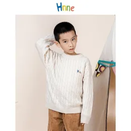 Hnne Autunno Inverno Maglioni Bambini Ricamo Unisex Ragazzi Ragazze Maglieria calda Bambini Pullover HJ121257 211201