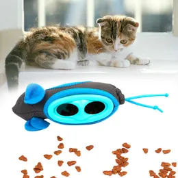 5pcs Pet Dog Toys Pet Interactive Treats Leakage Dispenser Ball Feeder Mouse Exercise Playing Training Bowl Cat Toys 210929