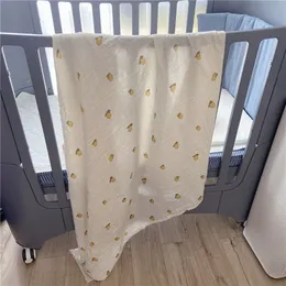 Cobertor de gaze orgânica macia para bebês para recém-nascidos – envoltório de dormir multiuso, toalha de banho, roupa de cama, saco de dormir de carrinho – perfeito para bebês