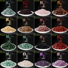 Kompletna różnorodność Natural Crystal Mineral Healing Art Reiki Raw Energia Crush Stone Degaussed Quartz Gem 1 Pack to 1000 gramów