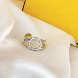 رسالة مصممة أخرى 925 sterling Silver Rings Dustipers مصممون F Rings Fashion Jewelry للنساء الرجال لطيف هدية سحر 6-8 الذكرى D2112181Z A8YE