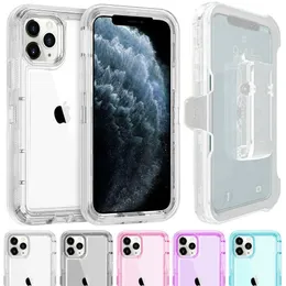 Wyczyść klamerka pasa obrońcy Przypadki do iPhone 13 12 11 Pro Max XS XR 6G 7 8 PLUS