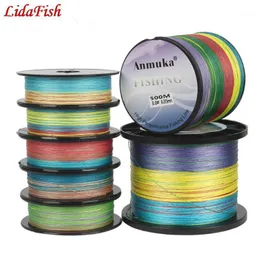 1000 متر سوبر pe خط اليابان multifilament 100٪ مضفر الصيد جديلة