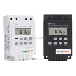 Timers 30A Weekly Programmable Digital TIME SWITCH Relay Control Timer 220V Din Guide Rail Mount TM616W-4 Electronic
