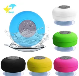 Vitog Mini Trådlös Bluetooth Högtalare Stereo Högtalare Bärbar Vattentät Handsfree Badrum Swimmingpool Bilstrand Utomhus Duschhögtalare