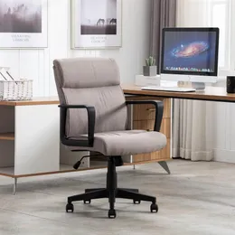 US сток Hengming домашний офис стул мебель весенняя подушка середины спины Исполнительный стол тканевый стул с PP-руками кожа 360 поворотную задачу A28