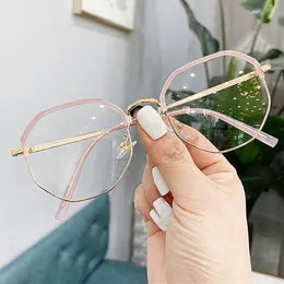 Sunglasses 3 Colors Trends Office Anti Blue Light Oversized Glasses Computer Women Blocking Gaming Big Size Men Eyeglasses Frame