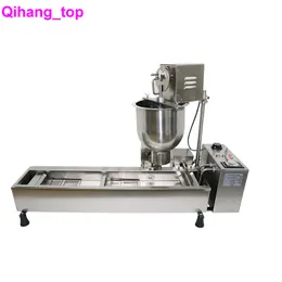 Qihang_top Food Processing Automatic Donut Maker Fryer Machine 3 Moulds Doughnut Makers with Timer Electric Donuts Making Machines