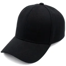 Hög kvalitet unisex svart baseballkeps för damer 2022 kpop Korea Style Solid Snapback herrkepsar Man Sporthatt Gorras Mujer