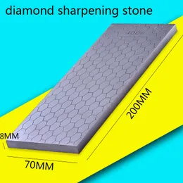 [Video]1pcs 400 1000 double side grit diamond knife ener eing stone kitchen tools honing blade coarse en 220311