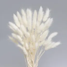 装飾的な花の花輪60-70cmパンパスグラステールウェディングホームデコレーション天然乾燥花の飾り