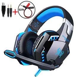 Wired Gaming Headset Headphones Surround Ljud Deep Bass Stereo Casque Earphones With Microphone Game Xbox PS4 PC Laptop