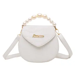 Wholesale Xiniu Fashion Women Serpentine Leather Crossbody Bags Handle Bags Pearl Shoulder Borsa a tracolla