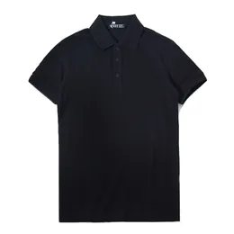 Yaz Moda Tasarım Şeritli Kılıf Bölmeli Hem Stretch Polo Gömlek Erkekler T-Shirt Yılan Deseni Lüks Baskı Standı Yakalar Gevşek Konforlu Kısa Kol S-XL#GVC16