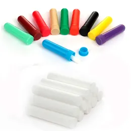 2000 sets/lot to USA blank Aroma inhaler sticks, plastic nasal inhaler for DIY essential oil