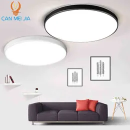 Plafoniere Led Celing Lamp 220V Panel Light Lampada Led 15W 20W 30W 50W Moderno apparecchio di illuminazione a soffitto per soggiorno cucina W220307