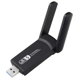 USB-WLAN-Adapter 1200 Mbit/s USB-Netzwerkkarte 1200 Mbit/s WLAN-Dongle USB LAN Ethernet Dualband 2,4 G 5,8 G