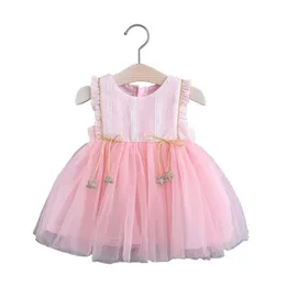 Girls Korean princess dress summer fashion skirt girl baby fashion online celebrity summer dress Q0716