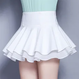 Женские короткие юбки сладкая летняя модная корейская стиль сексуальная женская мини -плиссированная юбка женская одежда для девочки 210306