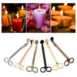 Rostfritt stål Candle Wick Saxar Metal Candle Scissors Candle Wick Trimmer Oljelampa Trim Scissor Wick Cutter T9i001135