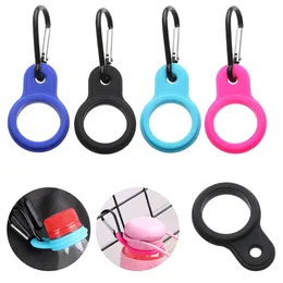 Hot Sports Kettle Buckle Ao Ar Livre Carabiner Garrafa de Água Suporte Camping Caminhadas Ferramenta de Alumínio Borracha Buckle Hook