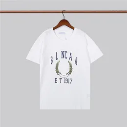 Taglia asiatica T-shirt da uomo di marca di alta qualità top stampato con lettere camicia griffata di lusso manica corta abbigliamento moda Lettera manica corta