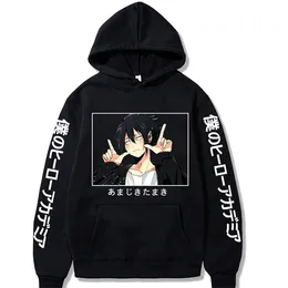 Anime My Hero Academia Hoodie Streetwear Moda Amajiki Tamaki Japonia Bluza Bluza Zabawna Unisex Hoodie Men G0909