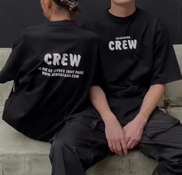Oversized T-shirt Logo Crew Skriv ut Bomull T-shirt Män Kortärmad T-shirts Slim Fit Hip Hop Streetwear Tees Fashion Women Tops Dy85520