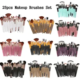 25pcs Foundation Makeup Professional Make Up Brushes Set Eye Face Powder Brush brocha de maquillaje Kit MAG5484