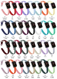 Silicone Watchband Replacement iWatch 5 4 3 2 1 Slim Wrist Strap For Smart Apple Watch