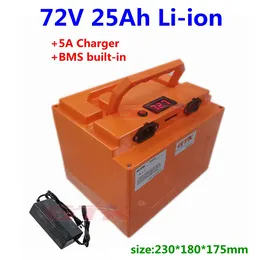 72v 25Ah 20Ah lithium liion battery pack with bms for 2000W 3000w electric scooter ebike electric motocycle5A charger4065867
