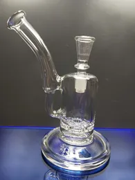 Bang en verre narguilé nid d'abeille perc bongs pipes à eau épaisses avec joint de 14,4 mm sest_shop