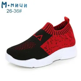 MMnun 3 = 2 Sneakers per bambini Sneakers per bambini Ragazzi Air Mesh Sneakers piatte Casual Tenis Traspiranti Taglia 26-36 ML322 G1025
