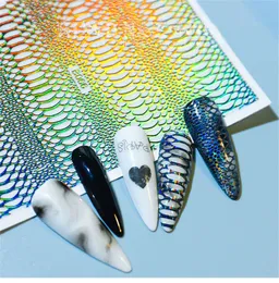 12pcs padrão de cobra adesivos de unhas ocases adesivo de unhas autoadesivas ferramenta de manicure de faixa 3D