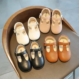 Çocuk kızlar prenses ayakkabılar sonbahar çocuklar kızlar çiçek ayakkabı moda bebek çocukları kaymaz rahat ayakkabı moda
