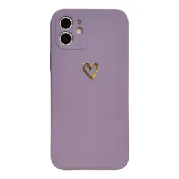 NEW Bronzing love fine hole tpu Apple 13 mobile phone case for iphone11/XS soft cover 7plus/12PM