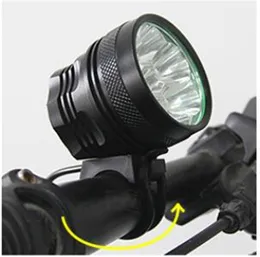 En cykelcykelbelysning Lyser 34000 lm 14x CREE T6 LED 3 MODER Cykellampa Bike Light Headlight Cykel Torch 213 W2