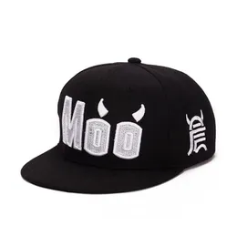 Epacket DHL ship Run, brothers baseball cap, big black cow, the same MOO hip-hop hat DAXH019 sports Ball Caps