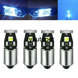 4x BA9S T4W T11 3030 Car License Plate Car Light Assembly Map Side Lamp CANBUS Ice Blue Exterior Parts Lighting Car Accessories