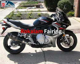 Svart karosseri för SUZUKI GSX650F GSX650 F GSX 650F 08 09 10 11 12 13 2008-2013 Fairings Kits