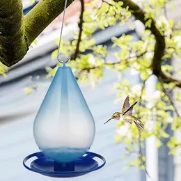 1pc Plastic Hanging Food Container Outdoor Waterproof Bird Feeder Pet Supplies Garden Decoration 2021 Hot Sales