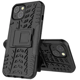 Custodie ibride antiurto KickStand Impact Rugged Heavy Duty TPU + PC per PER IPHONE 13 PRO MAX 11 12 XS MAX 6 7 8 PLUS 500 PZ / LOTTO