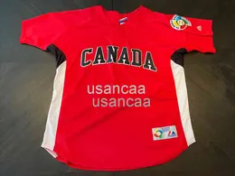 남자 여자 아이들 2006 세계 야구 클래식 캐나다 저지 프로 커스텀 유니폼 XS-5XL 6XL
