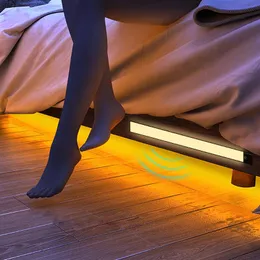 Światła ratunkowe światło domowe 40 cm przenośna lampa LED USB ładowna moc Pir Motion czujnik nocny korytarz bezpieczeństwa korytarza